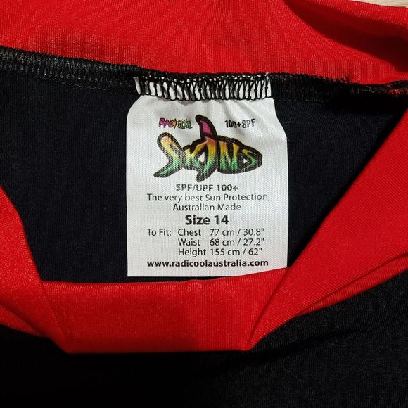 Radicool Skins Pullover Rash Guard NWOT size 14 - Picture 3 of 4